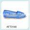 blue sport shoes women summer mesh shoes with linen trim