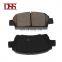 Hot sale high quality auto spare parts car carbon ceramic brake pads D822 for Corolla/Yaris disc brake price