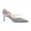 Ladies high fashion handmade good quality design medium heels pumps sandals shoes women footwear