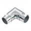 304 316 Fixed 90 Degree Balcony Stair Mirror  Stainless Steel Handrail Tube Joint Connector