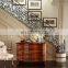 interior curved cast wrought iron staircase stair railings