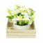 Simple useful Art minds vintage customized wood crate for flowers