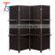 4 Panel sliding wall partitions movable room divider screen