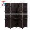 4 panel divider sliding wall wooden foldable living room screen