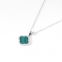 S925 sterling silver four-leaf clover necklace female agate zircon pendant simple style necklace