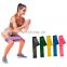 Home natural latex long customized elastic loop fitness exercise resistance bands