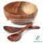 Eco Friendly Biodegradable Wooden Tableware Fork Spoon Bowl
