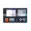 cheap 2 axis CNC lathe controller Lathe turning machine two axis control panel complete kit PLC system