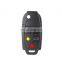 Flip 5 Button Remote Key Case FOB Replacement for VOLVO S60 S80 V70 XC70 XC90