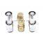 AOSU Wheel Parts 4+2 M12x1.5 Chrome Steel Anti Theft Wheel Lock Lug Nuts