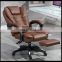 hot sale leather swivel  massage footrest white ergonomic high back home executive office chair parts for sale