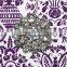 2015 Flocking New Design Classical European Style Wedding Invitations