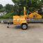 Hydraulic Good Selling Forest Small Wood Chipper shredder Machine with Diesel Engine