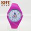 Nice silicone watch with Americe flag design dial on sale