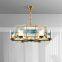 Vintage Enamel Large Lampshade Chandelier Hanging Lamp Resturuant Loft Pendant Light