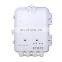 Wall mount ODF ODB white NAP solid ODP patent design IP65 ABS 12 core fiber distribution box
