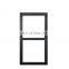 double hung black vinyl window with screen double hung windows with upvc frame and glass pane