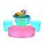Big Size LED Cube Luminous huel bars tables High Quality Bar Chair Multicolor plastic chair led furniture stools