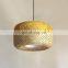 Hot Sale Colorful Bamboo Ceiling Lamp Lampshade, Asian Inspired Basket Chandelier High Quality Vietnam Supplier