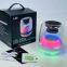 Desktop RGB Dazzling Light Portable Subwoofer Colorful LED Lamp Transparent Shell Mini Blue Tooth BT RGB Speaker