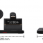Multifunctional Desktop Charging Station Magnetic Wireless Charger Mobile Headset Watch Compatible with Clock Nightlight