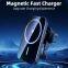 Wireless charger 15W magnetic wireless car charger aluminum alloy air outlet mobile phone holder fast heat dissipation