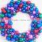 2015 New Design Hot Sale China Cheap Garden Craft Ornaments Dryer Wool wholesale home door decoration felt Christmas ball wreath