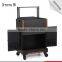 PVC professional beauty case cosmetic case with mirror