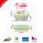 1500ml Foldable Silicone Food Container With PP Lid , Platinum Silicone, BPA FREE, FDA, LFGB, DGCCRF