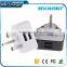 new products 2016 Factory Outlet Wall Charger Travel Charger 10W 5V 2.1A 3 pin Dual Port USB Wall Charger from china suppliers