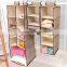 Non Woven Fabric Storage Bag Hanging Closet Organizer