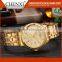 Wholesale 3Atm Waterproof Quartz Day/Date Man And Woman Gold Watchs