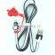 Wholeale Price 2 in 1 Micro USB Charger Cable and IOS USB Cable