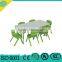 kids kindergarten plastic chair,wood and iron indoor furniture