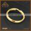Fashion high quality aperture split keyring gold
