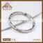 Fashion high quality 28mm rippled split keyrings
