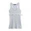 Plain design custom bodybuilding tank top wholesale