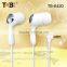 New Arrival Earphones China Wholesale Earphone Case High Quality In-ear Oem Earphones Earpiece for Blackberry