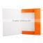 High Fashion Orange And Blue Color Expandable Folder, Hanging File Folder, File Folder With Elastic Bands
