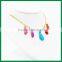 Sprayed Candy Charms Necklace