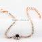 Girls Favorite Gold Plated Beautiful Flower Charm Brace Lace Bracelet
