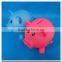 Plastic pig shape kids coin bank