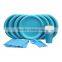 Lovely Colorful Party Pack! Includes Colorful Dinner Plates, Cutlery, Napkins and Cups