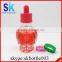 30ml Skull Shape Glass Dropper Bottle For e-juice bottle With Child Proof dropper