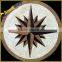 24" compass mosaic medallion, wholesale mosaic medallion price, good quality medallion factory in China