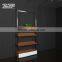 ZJF China wooden garment wall rack display