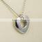 316L Stainless Steel Heart Shape Pendant Fashion Necklace