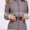 quilted jacket with belt for women winter