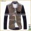 cheap price custom design shirts long sleeve flannel yarn dyed mens shirts