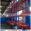 Metal stackable pallet rack with upright protectors